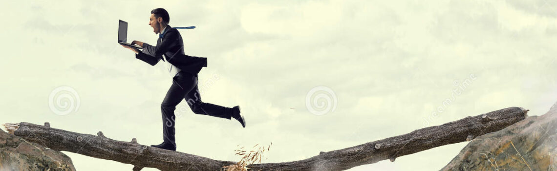 overcoming-fear-failure-mixed-media-businessman-running-broken-wooden-log-above-gap-93226496